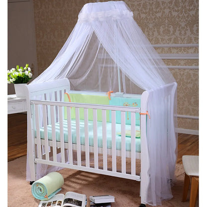 Baby Canopy Infant Toddler Bed Dome Cot Mosquito Netting Hanging Bed Net Mosquito Bar Frame Palacestyle Crib Bedding Accessories